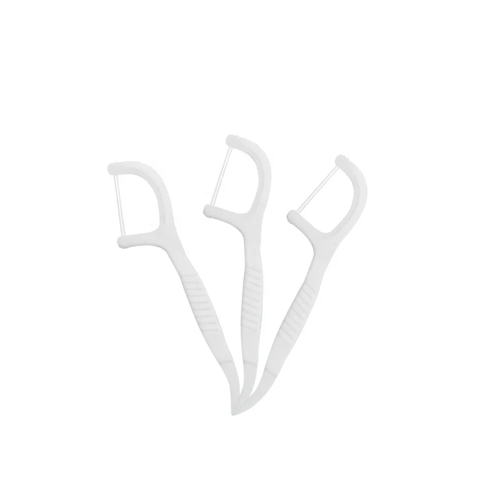 
Factory Outlet UHMWPE Thread Individually Wrapped Dental Floss Picks 