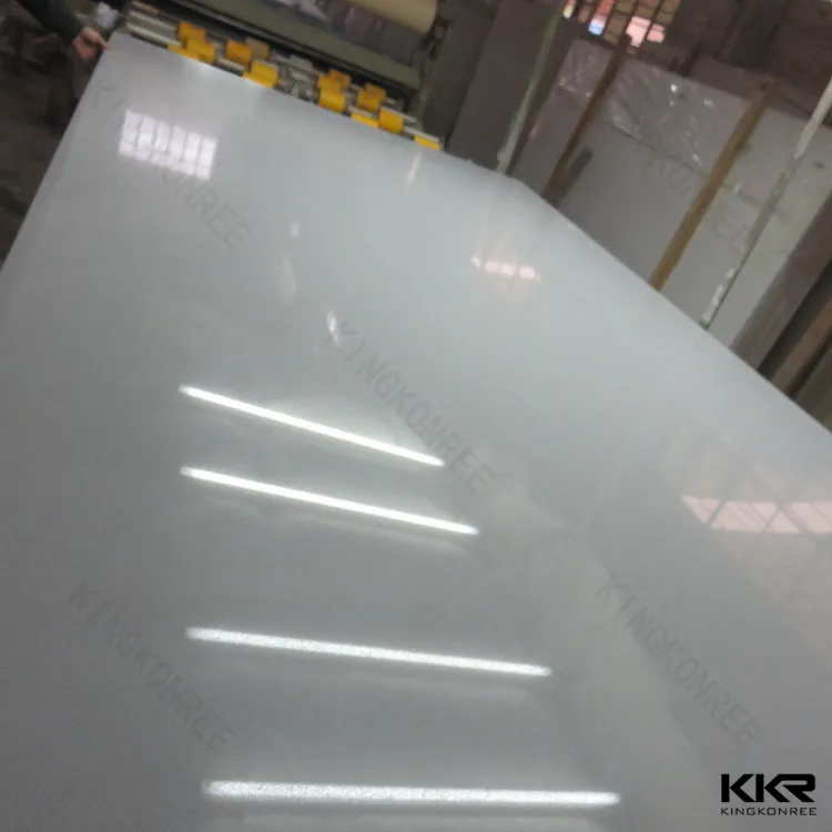 KKR Factory Price 12x760x3660mm synthetic marble quartz stoneSurface Slab for wall vanity top