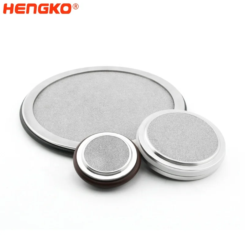 Customize Different Size High Quality Sintered Porous Metal Powder Stainless Steel 304 316L Filter Disc