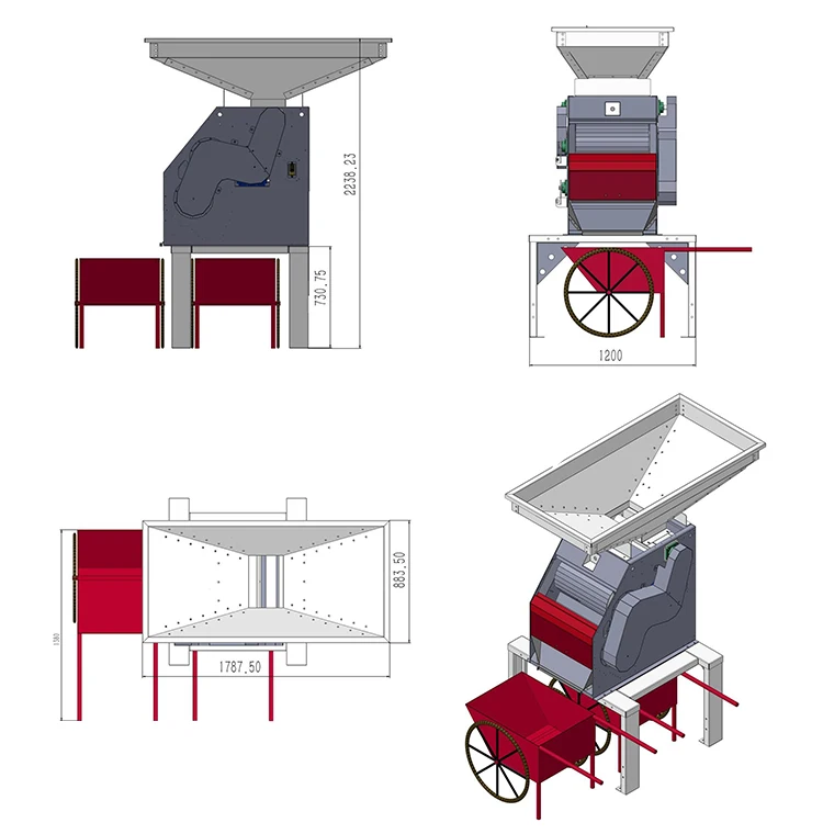 Сухой порошок барабан магнитный станок магнитный сепаратор для разделения железного лома от пластиковых штифтов