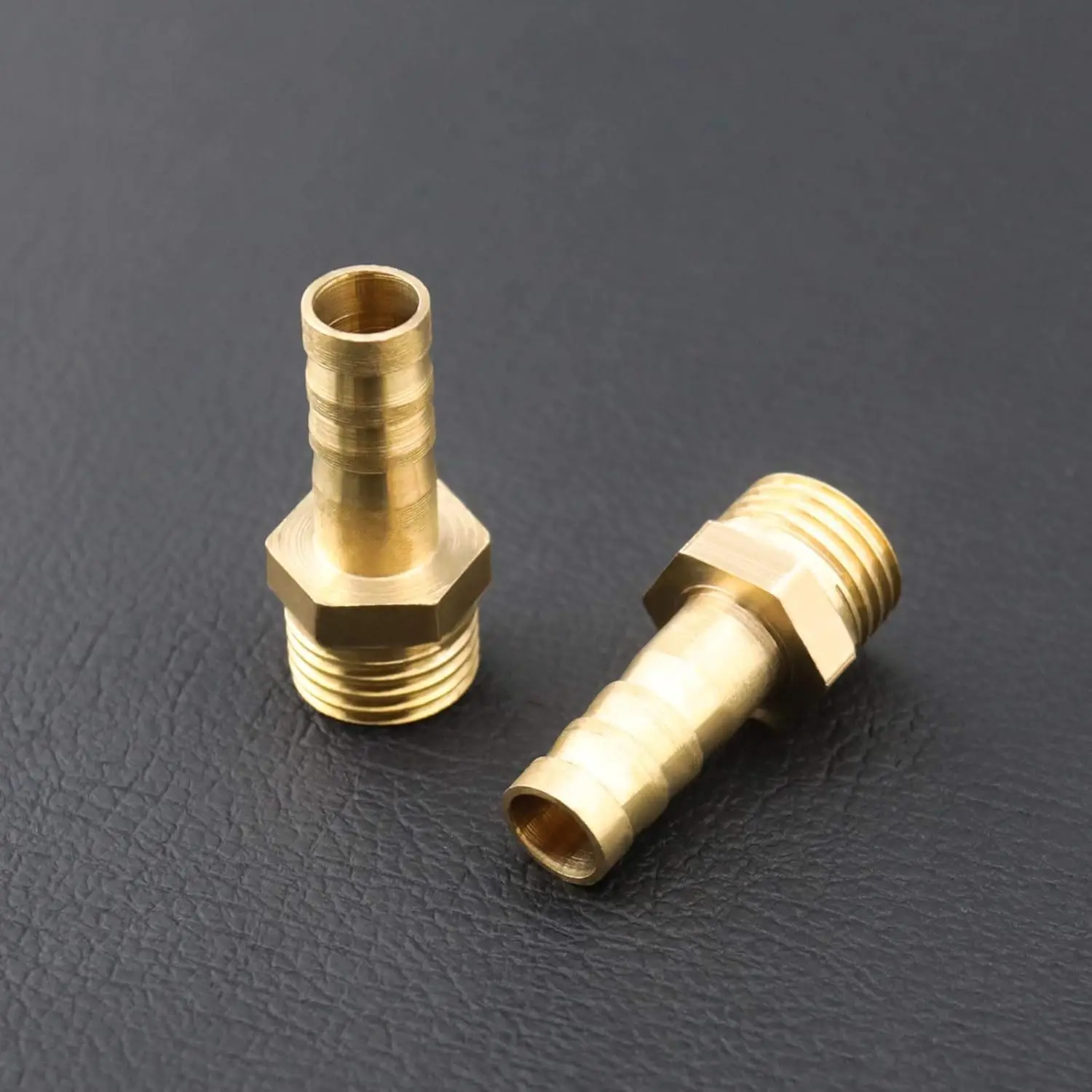 Brass Hose Barb Fitting  Male  Thread to Barbed Ends  Hose Nipple Coupler  Connector  Barbed Fitting