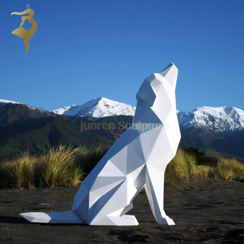 Wall indoor decorative metal 3d art animal statue stainless steel tiger head sculpture