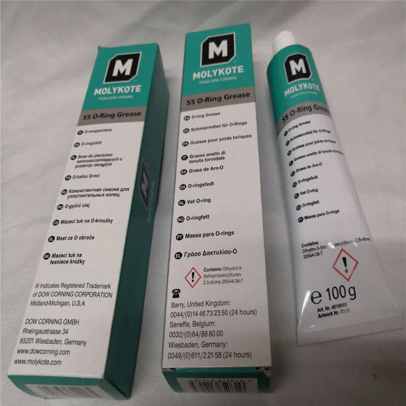 Molykote 55 O-Ring Grease Seal Silicone O-ring rubber seal white