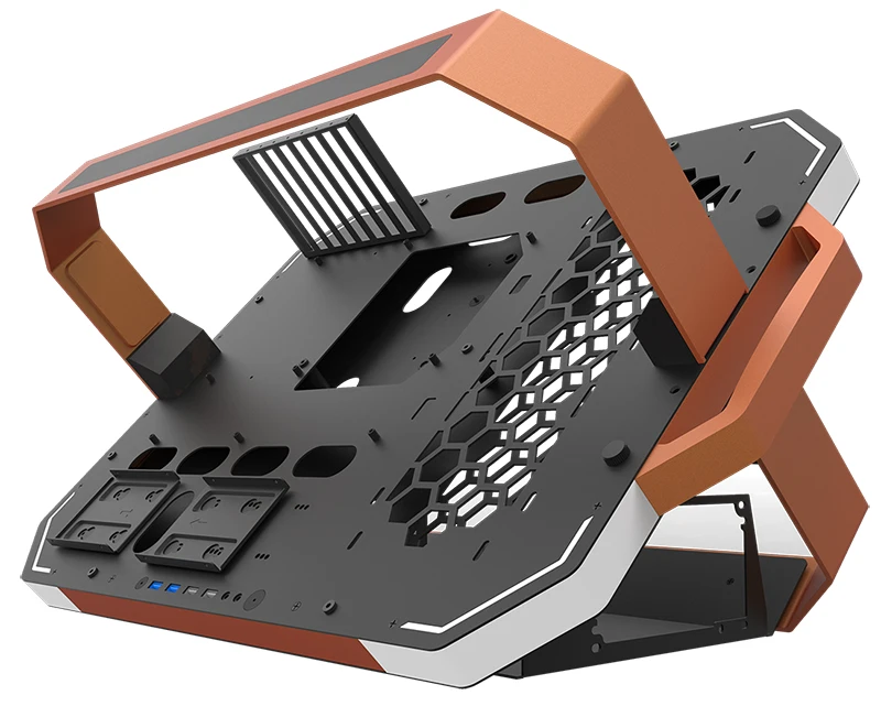 Darkflash BladeX DIY открытое ПК чехол для материнской платы ATX/M-ATX/ ITX шасси вертикальный разгона открытая алюминиевая рама стойка компьютера