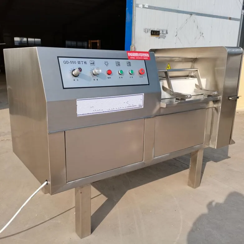automatic chicken cutting machine diced chicken cube meat cutting machine / fresh meat cube dicer cutting machine/meat slicer