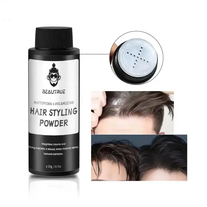Custom Low Moq Styling Texturizing Fluffy  Hair Volumizing Powder For Men Hair Styling Product
