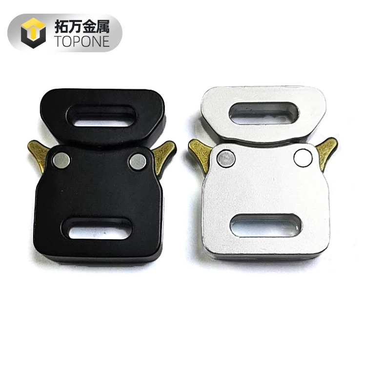 13mm Small Metal Chain Necklace Buckle Zinc Alloy Tactical Sling Bag Strap Buckle