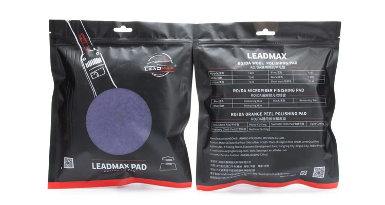 100% Natural Wool Polishing Pad Car Detailing Thick Foamed Wool Buffing Sponge Premium Wool Polishing Pad