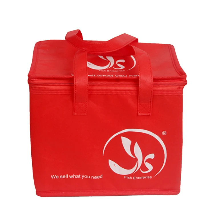 
Top grade superior quality insulated beige shark pattern cooler bag 