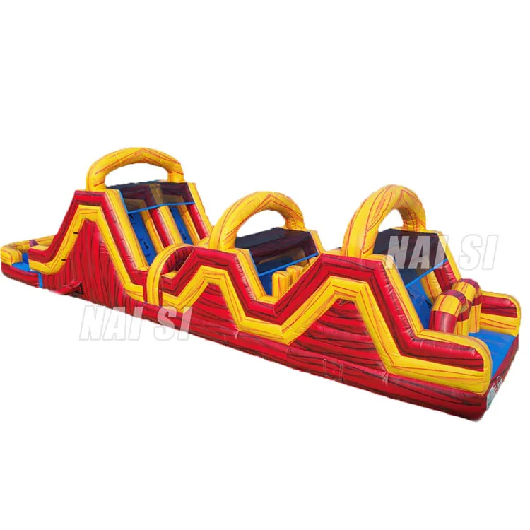 Commercial Inflatable Bounce House Obstacle Course Inflatable Obstacle Course For Kids