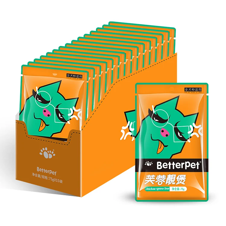 OEM  Various Chicken&Goose Liver Flavor Wet Cat Food Cat Food Wholesale  Pet Food