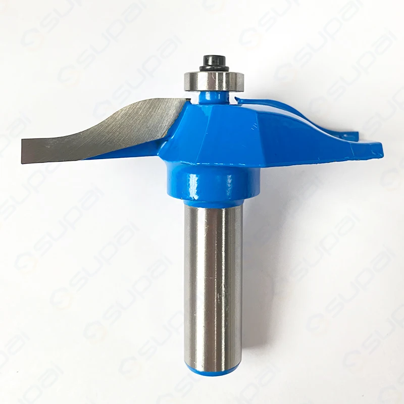SUPAL  Tipped Router Bits 1/2inch Round Shank Machine Solid Carbide Tungsten Steel End Mill Milling Cutter Wood Woodworking