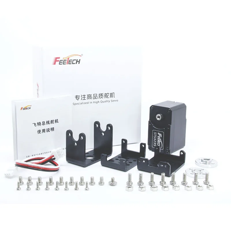 Feetech 12 в 30 кг Магнитный кодировщик с двойным валом TTL HV высокий крутящий момент Серводвигатель кофемашина;