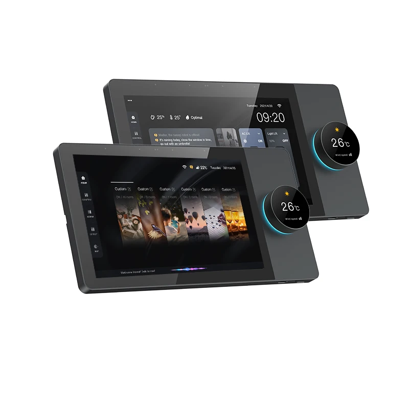 Tuya WiFi ZigBee Smart 8 Inch Multi-function Central Control with Voice Control Background Music Host Smart Home System