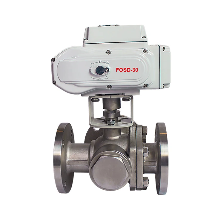 12V 24V Dc 24V Ac Ball Valve Electrical Dc 6V 1.0-1.6Mpa 3 Inch Electric Ball Valve With Electric Actuator