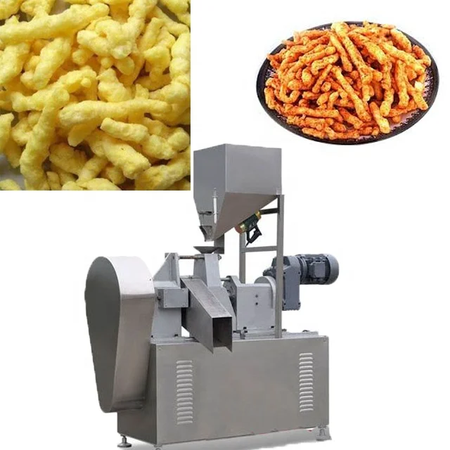 cheetos making snack production line fully automatic kurkure extrusion machine