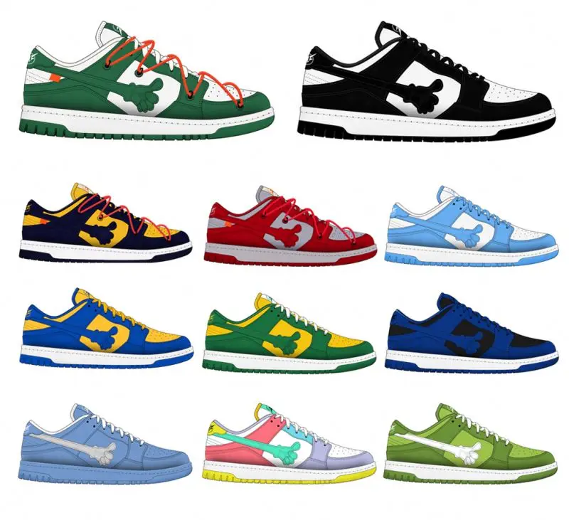 OEM Custom Logo Brand Sneakers High Quality Genuine Leather Personalized Customized High Top Men Basketball Shoes