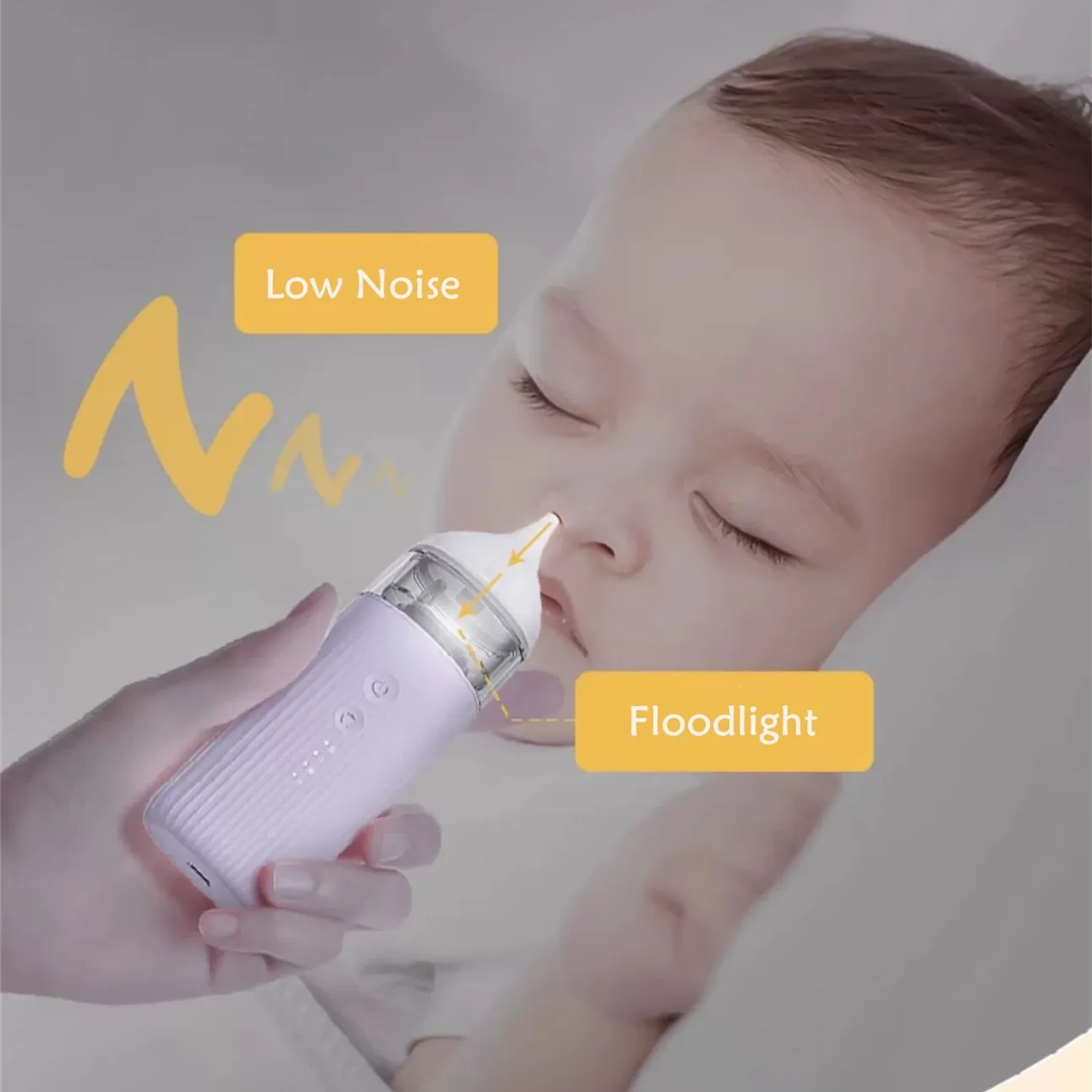 Wholesale Hot Selling Four Colors Newborn Baby Electric Nasal Cleaner Aspirator IPX7 Waterproof with Automatic Cleaning Function