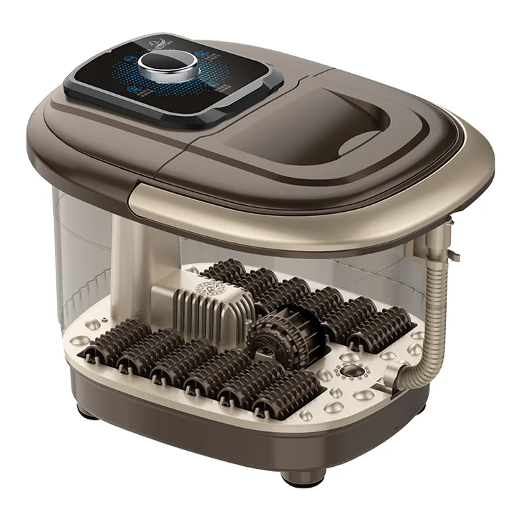 Factory Wholesale Foot Bath Spa Massager 12 Self-Service Roller Foot Massager With Heated Acupressure