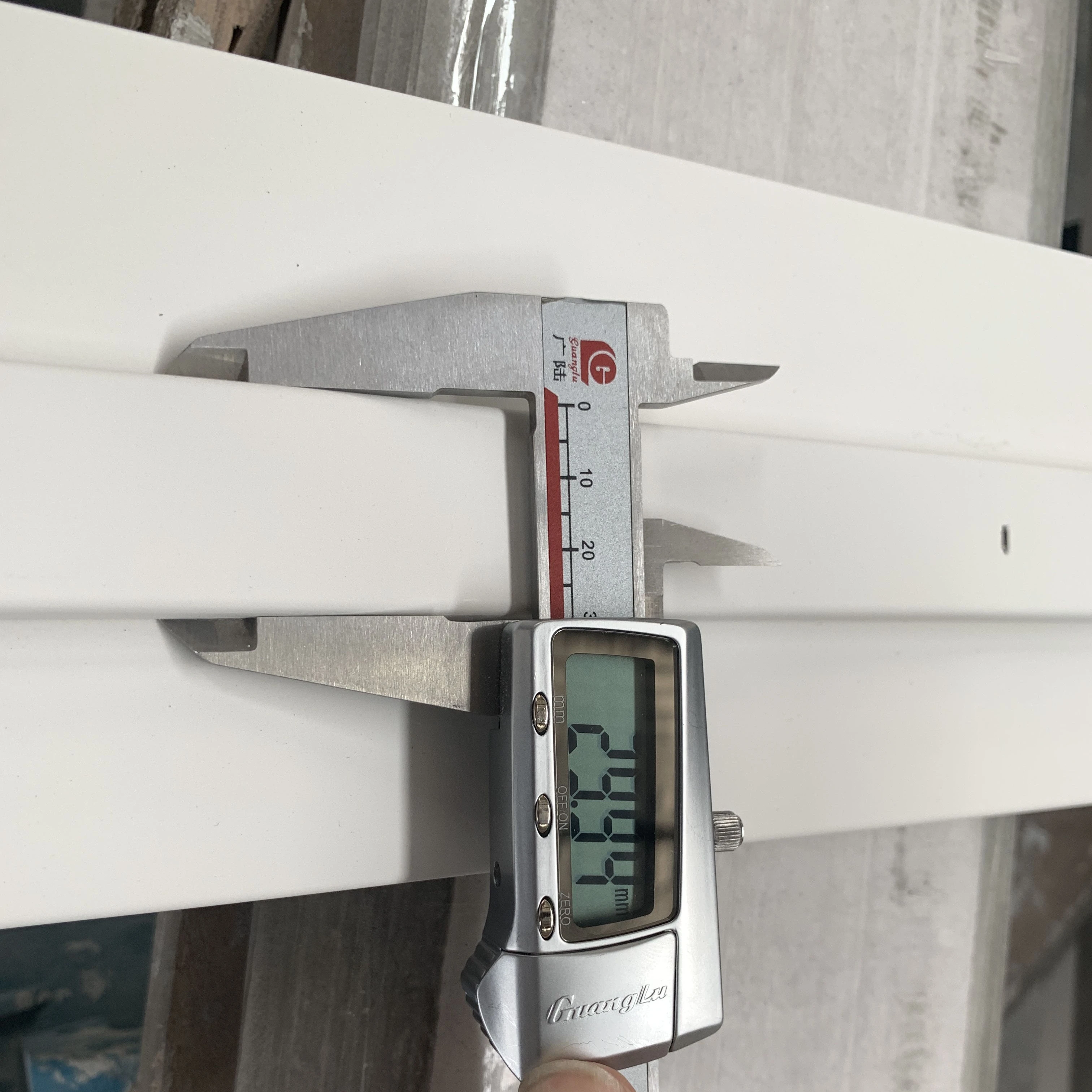 Door Frame with Nailed Stops White Primed FJ Pine Stop Applied Flat Door Jambs