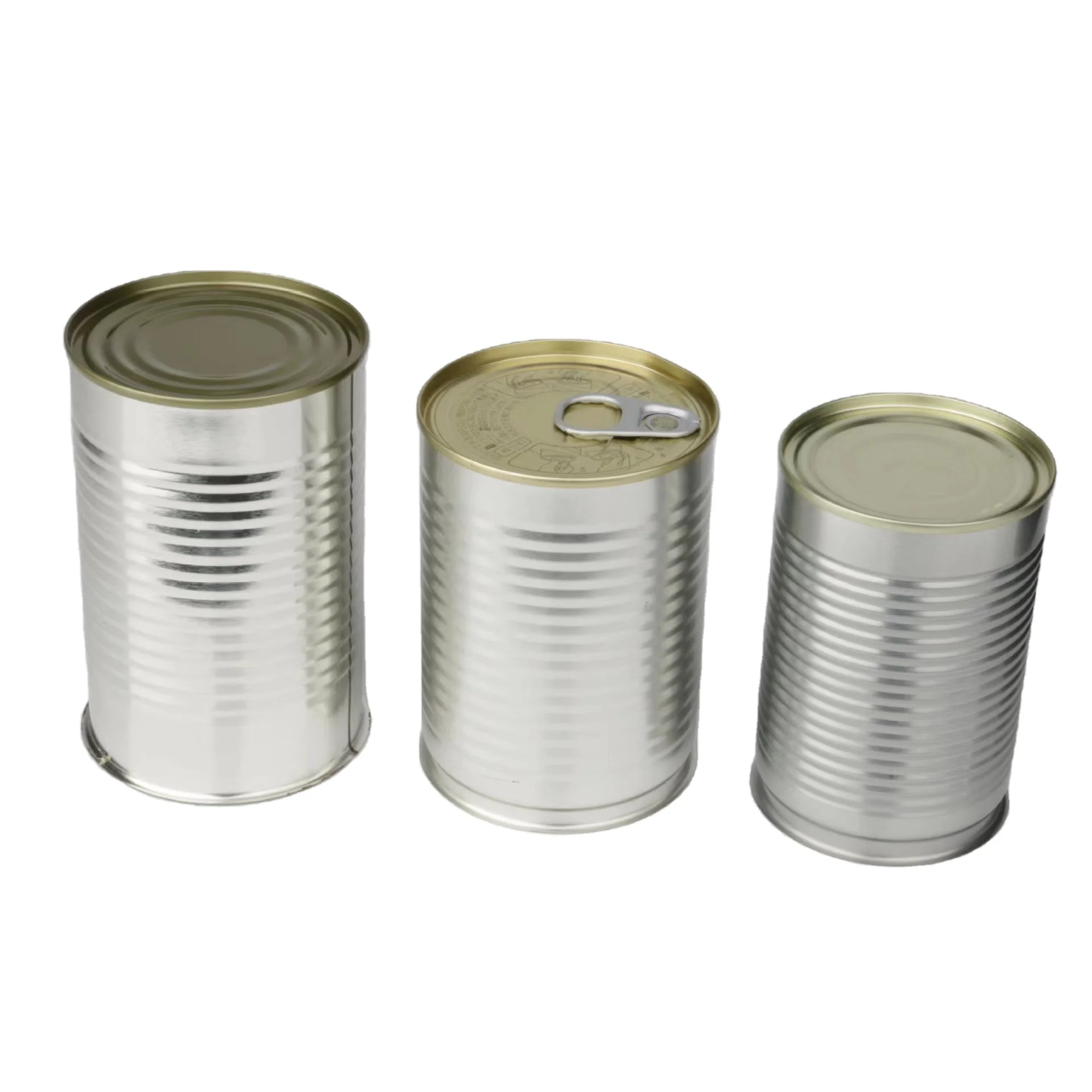 High Quality metal cans packaging ketchup metal food tin round empty coffee tin cans