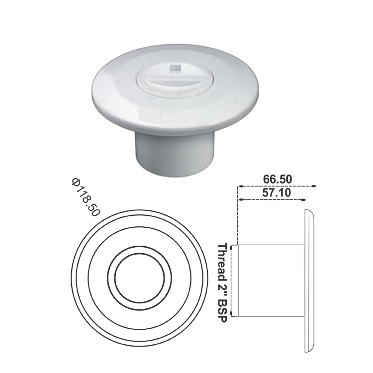 Pool Spray Nozzles Accessories Water Wall Return Jets for Swimming