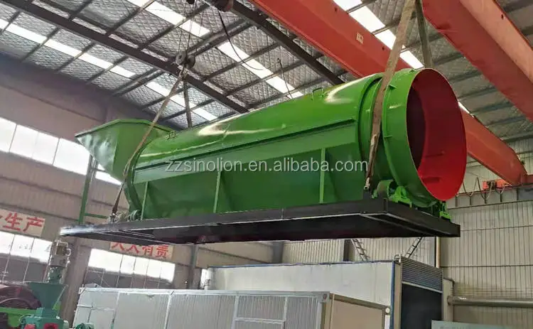 Waste recycling machinery municipal solid waste trommel screen for sell