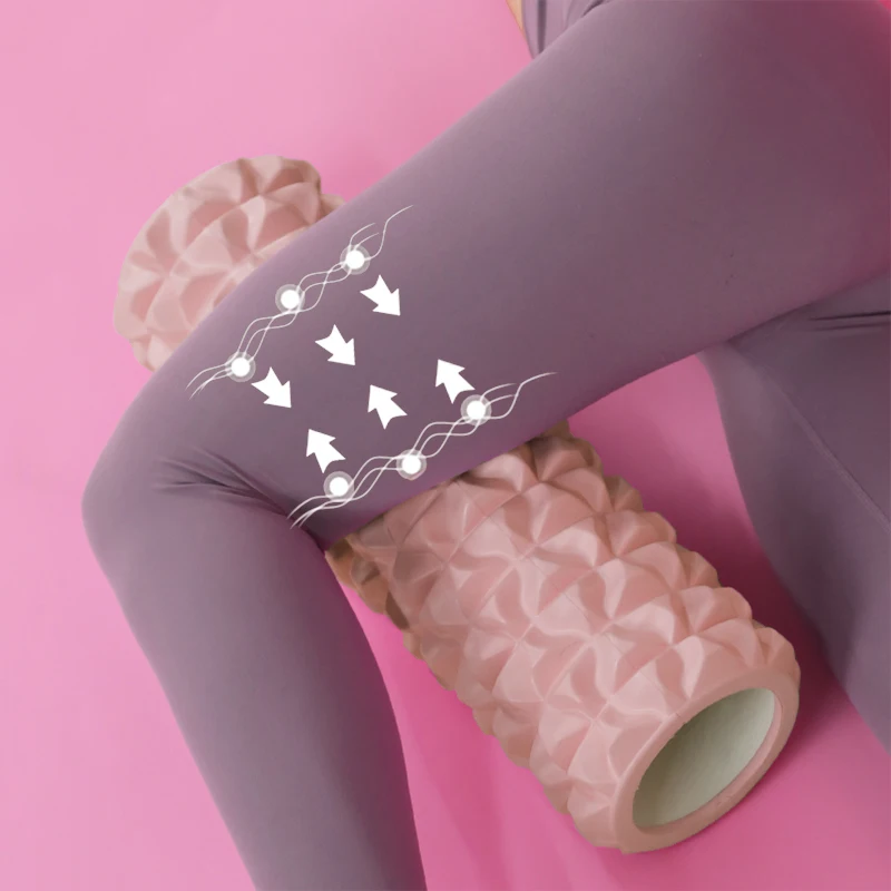 Factory Price Hollow Yoga Column 33cm Back Muscle Massage Foam Roller EVA for Yoga Workout Exercise