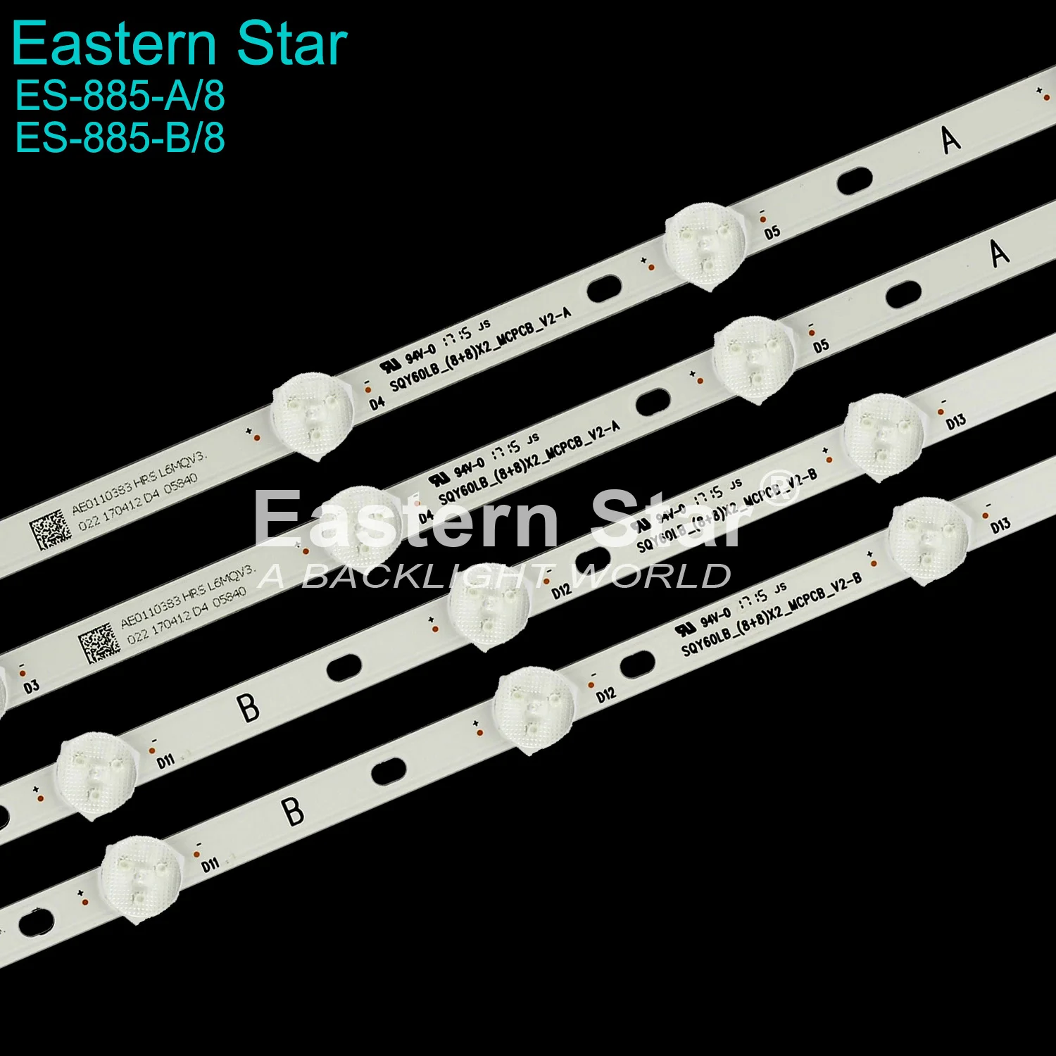 ES-885 СИД замены backilgiht полоски для RCA AE0110383/AE0110384