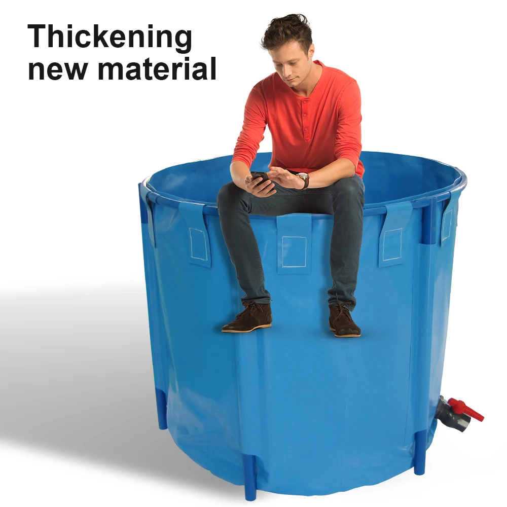 Factory PVC Pool Outdoor Above Ground Fish Pool Farming Fish Pond Tarpaulin Shrimp Pool Water Storage Container Pool