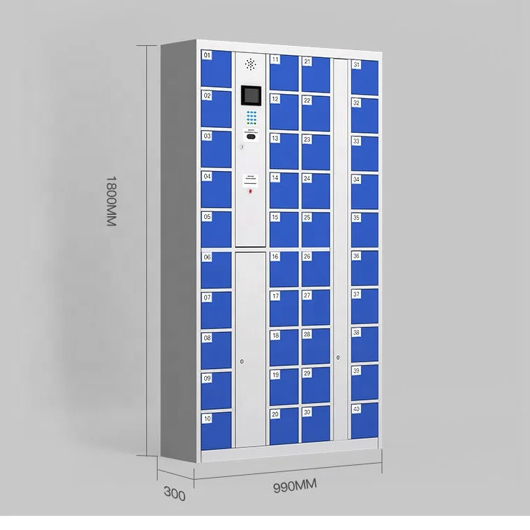 Customized Metal Storage Lockers Phone/Toy Gym Locker Storage Locker with Face Recognition System