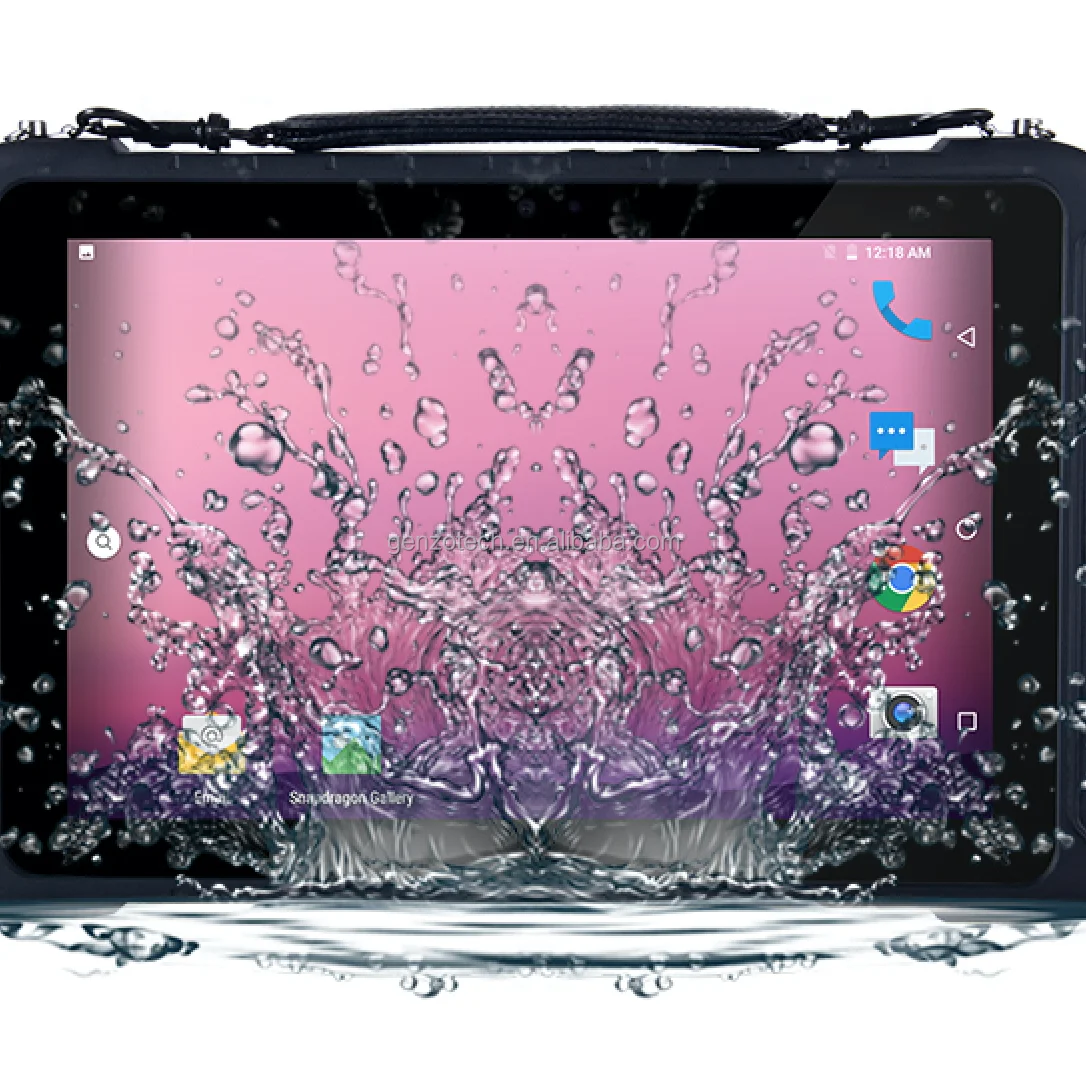 Genzo 10 inch IP65 industrial android rugged tablet 10.0 Passed GMS With 1D/2D rugged tablet pc android 10 inch