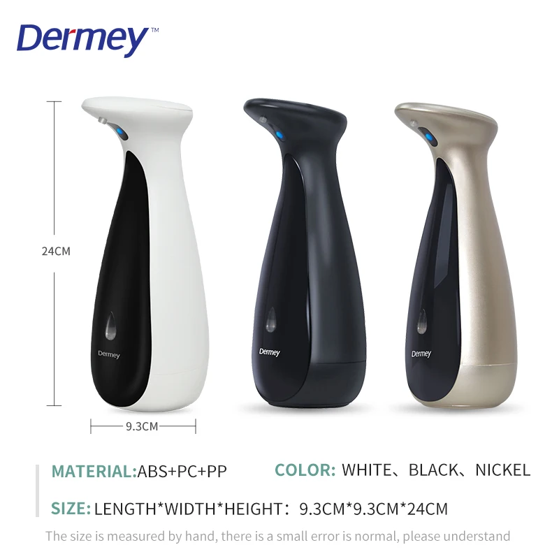 Dermey touchless contactless home electric automatic inductive soap dispenser