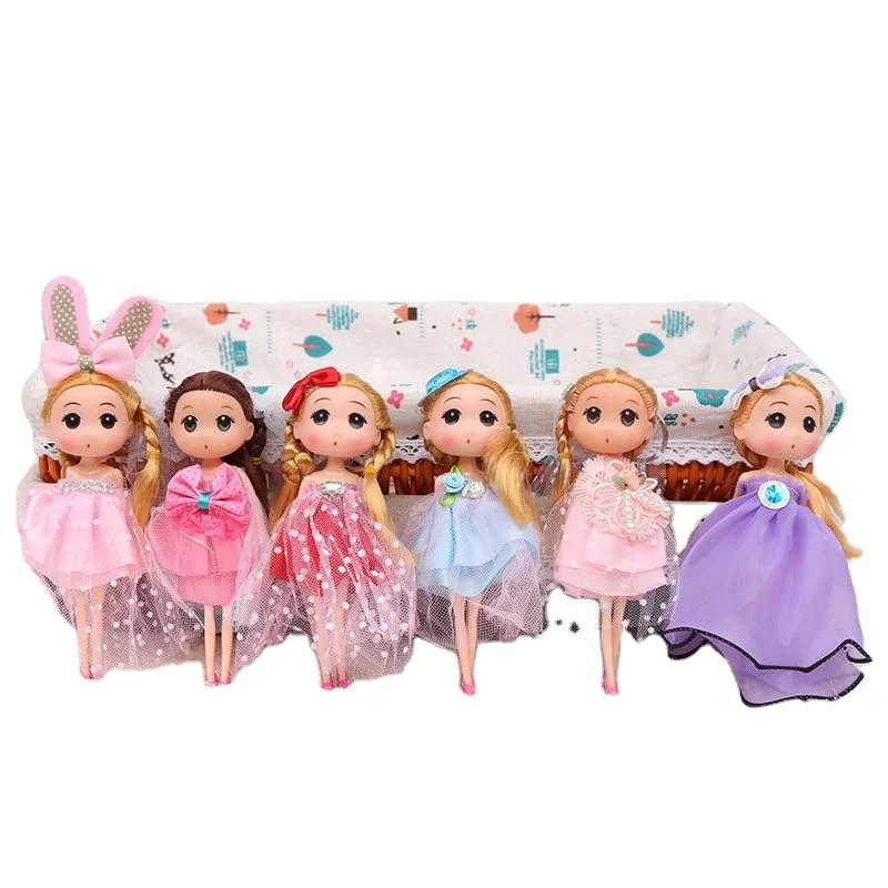 Лидер продаж, милый брелок-подвеска в виде куклы, свадебное платье