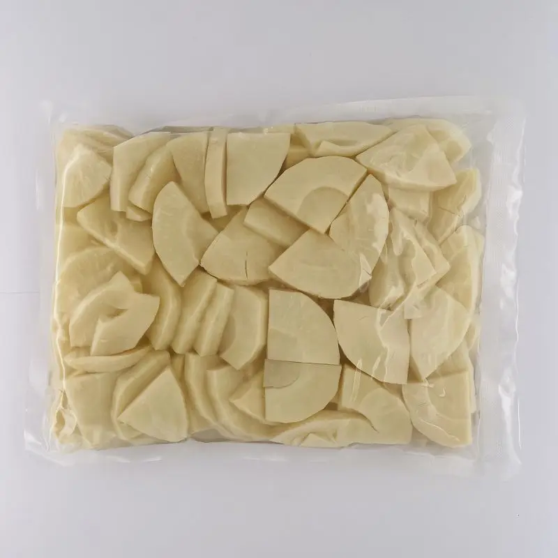 Meisei Natural Preserved Winter Bamboo Shoot Dice Diced Boiled Canned Bamboo Shoots Cooking Vinegar Process Vacuum Pack