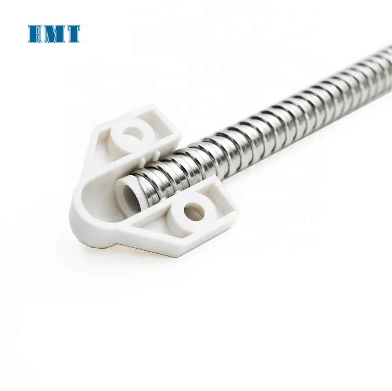 Plastic End with Stainless Steel loop Exposed Mounting Armored Metal Tube Door Loop Door Cord