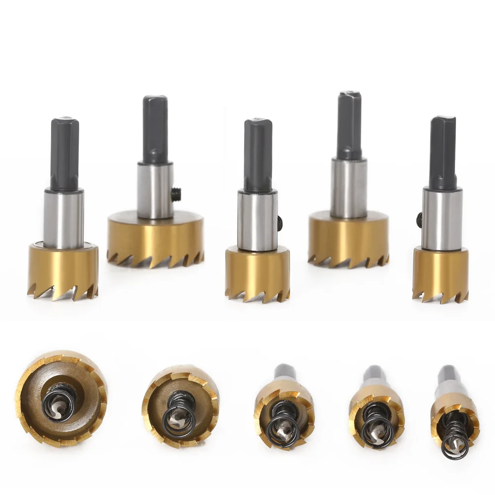Alpha High-speed Steel 5 Gold Power Tool Accessories Hss Hole Saw Kit