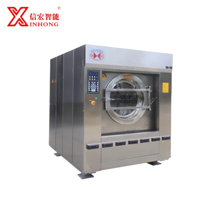 Capacity from 15kg-120kg all stainless steel full automatic washer extractor laundry products