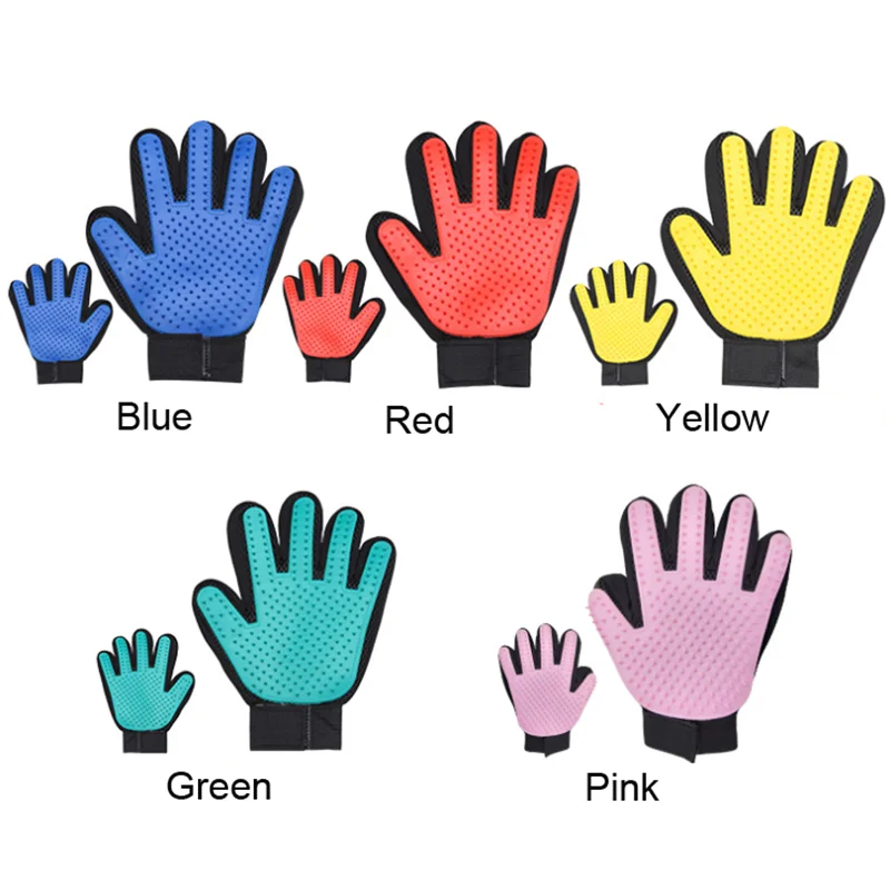 Silica Gel Dog and Cat Bath and Massage Accesorios Para Mascotas Pet Gloves Brush Pet Grooming Gloves