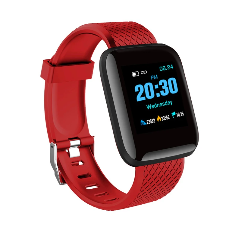 2020 Factory Wholesale Cheap Smart Band ID116 plus Heart Rate Blood Pressure Monitor Smart Bracelet D13 with 1.3' Big Screen