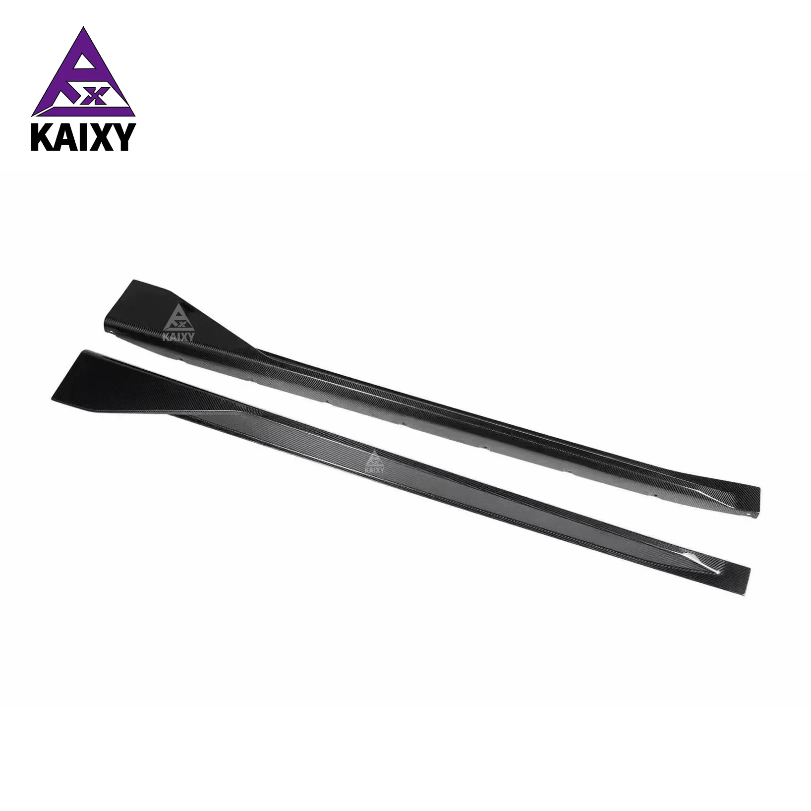 Dry Carbon Fiber MP Style Side Skirt Lip For BMW G80 G82 M3 M4 Bodykit Front Bumper Splitter