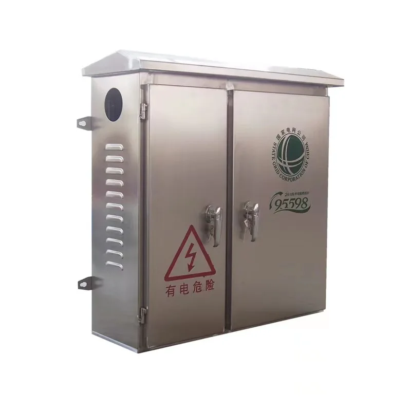 Custom Outdoor Stainless Steel Electric Enclosure Electrical Control Cabinet Metal Box