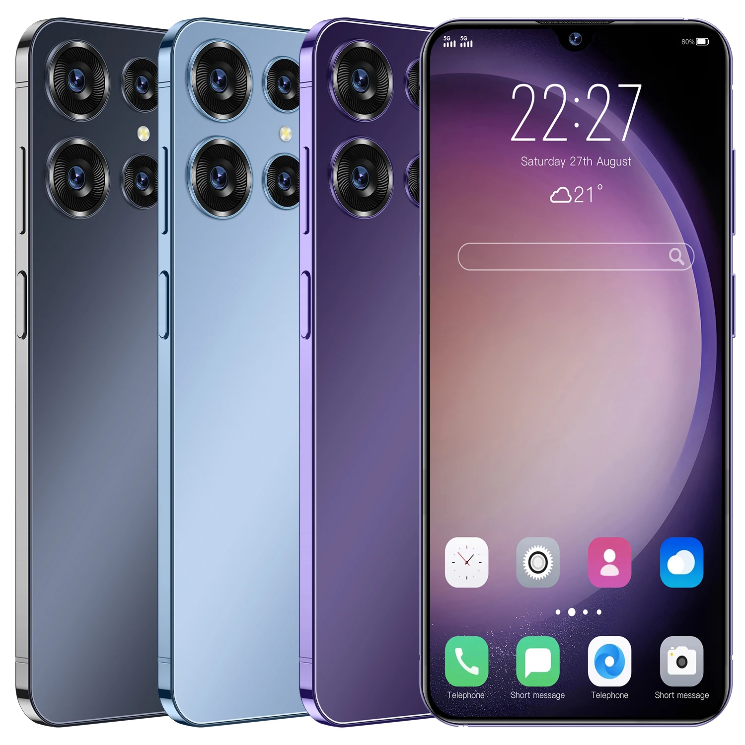 New original custom S24+ ultra unlocked mobile phone Large screen 5G smartphone 16gb + 1TB Android 13.0 entertainment phone