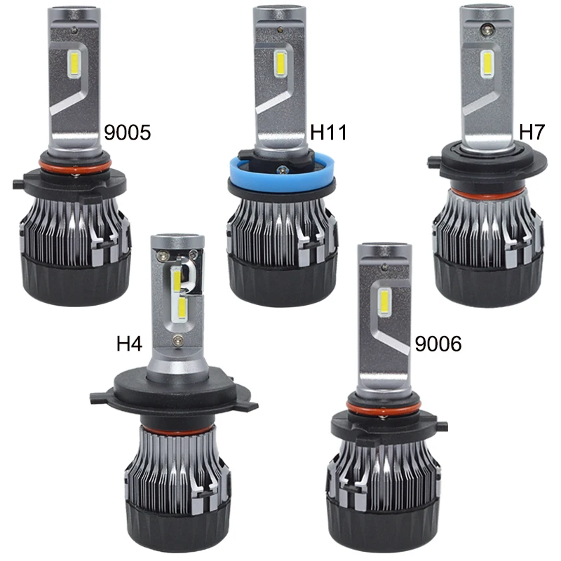 Mini Led Car Headlight M1 H7 24W LED Car Bulbs 3000LM Auto Car Led Headlamp with TaiWan TX Chips