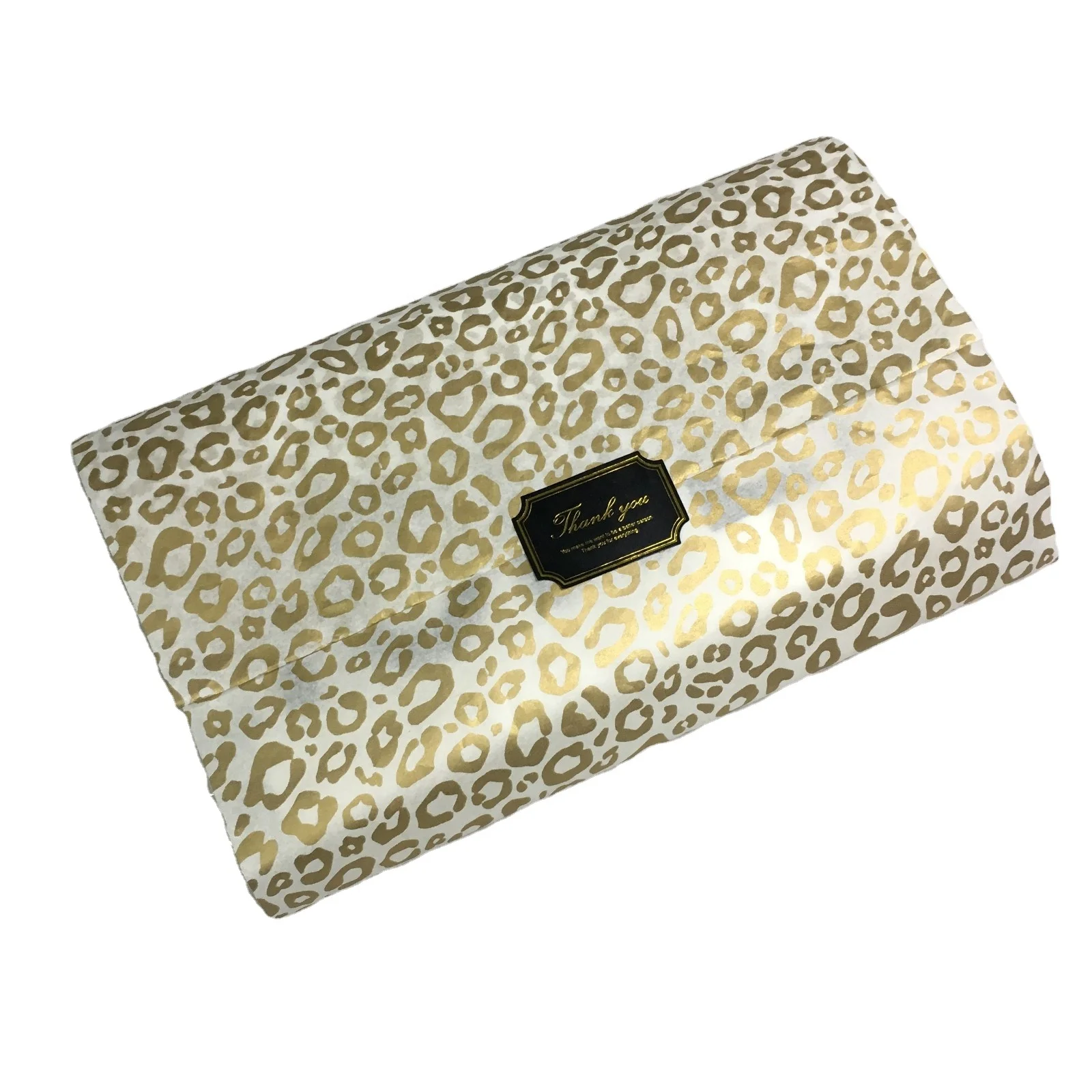 Роскошная декоративная упаковочная салфетка с леопардовым принтом для доставки, Подарочная салфетка оптом