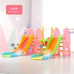 Colorful Home 2021 New Wholesale Children Plastic Slide Kid Slide And Swing Bridge Sliding For Baby