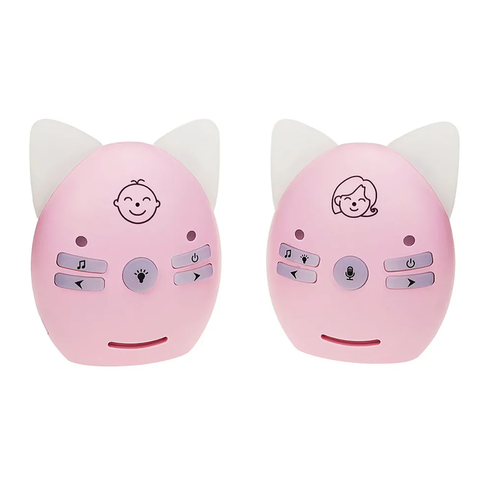 Two Way Talk 2.4G Wireless Baby Audio Detector Child Walkie Talkie Baby Alarm Portable Digital Baby Monitor