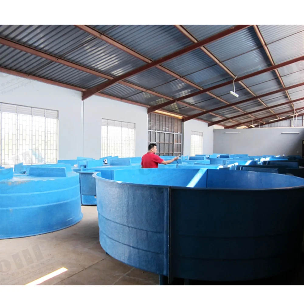 FRP Aquarium Fish Tank Fiberglass Fish Farm Tank Round Tank of Aquaculture