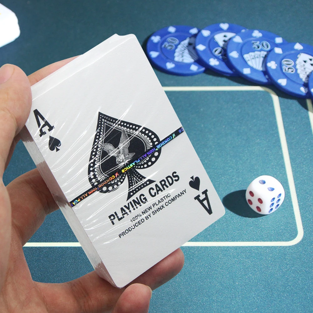 PVC Plastic Playing Card 57*87 Board Game Club Playing Cards Waterproof And Fold-Proof Custom Playing Cards Ready For Wholesale
