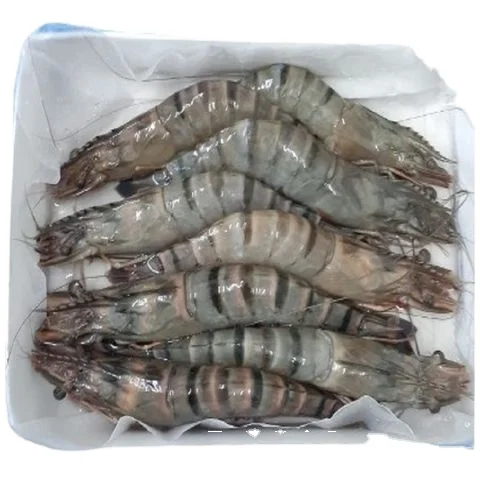 Морские морепродукты без кожицы замороженные креветки Черные Тигровые из Норвегии